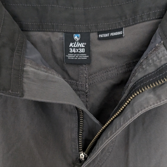 Kuhl Men’s Slax Pants Size 34x30 Green Outdoor Hiking Quick Dry Moisture Wicking - Picture 5 of 12